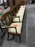 6 mid century dining chairs