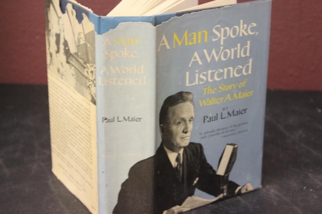 Book - A Man Spoke, A Word Listened by Paul Maier
