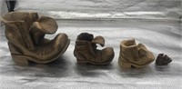 4 Handcrafted Wooden Boots
