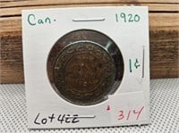 1920 1 CENT COINS