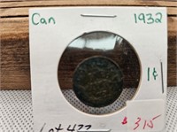 1932 1 CENT COINS