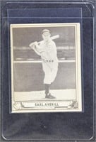 Earl Averill 1940 Play Ball Baseball Card #46, att