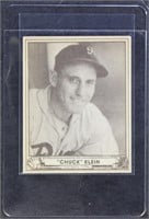 Chuck Klein 1940 Play Ball Baseball Card #102, att