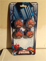 G) SPIDER-MAN MINI CUPCAKE WRAPPERS, 100 CT
