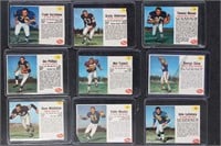 1962 Post Football Cards 65+ different in mixed co