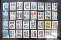 1969 Topps 4 in 1 Football Cards 50 total in top l