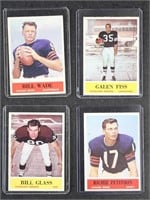 1964 Philadelphia Football Cards, 12 different, mo