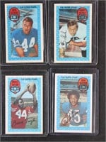 1971 Kellogg's Football Cards 33 cards in top load