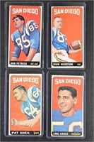 1965 Topps Football Cards 19 cards in top loaders,
