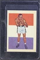 Joe Walcott 1956 Adventure Gum Card Boxing #43, sh