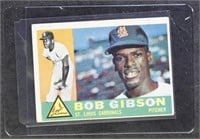 Bob Gibson 1960 Topps #73 Baseball Card, with some