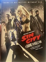Sin City Signed Movie Cover with COA