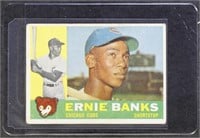 Ernie Banks 1960 Topps #10 Baseball Card, with som