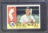 Mickey Mantle 1960 Topps #350 Baseball Card, with