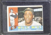 Willie Mays 1960 Topps #200 Baseball Card, with so