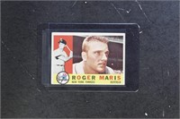 Roger Maris 1960 Topps #377 Baseball Card, with so
