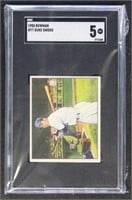 Duke Snider 1950 Bowman #77 Baseball Card SGC Grad