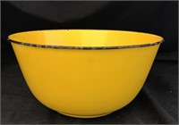 Yellow Enamel Bowl