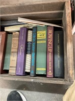 Books in Antique Crate