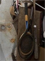 Tennis rackets, & ball bats