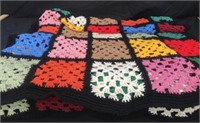 Crocheted Afghan 70” x 40”