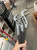 2 Large Adjustable Wrenches