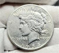 1935-S Peace Silver Dollar AU