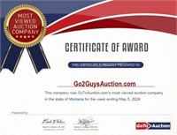 Most Viewed Auction Company in MT!
