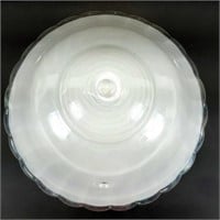 Abat-jour vintage en verre 10½" de diamètre