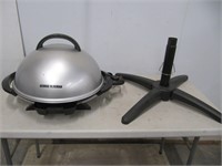GEORGE FOREMAN TABLE TOP GRILL & STAND