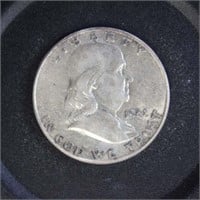 US Coins 1948 Silver Franklin Half Dollar,