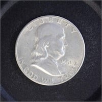 US Coins 1951-S Silver Franklin Half Dollar