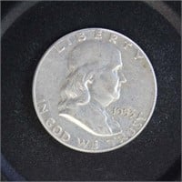 US Coins 1953 Silver Franklin Half Dollar