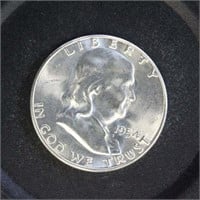 US Coins 1954-S Silver Franklin Half Dollar