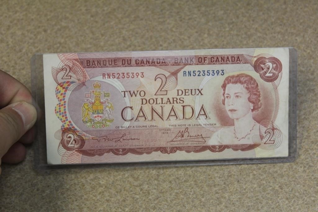 Canada $2.00 Note - 1974