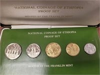 Ethiopia Coins Proof Set in original packaging