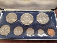 Jamaica Coins 1974 Proof Set in original packaging