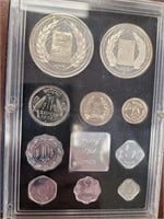 India Coins 1975 Proof Set in original packaging