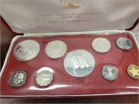 Bahamas Coins 1974 Proof Set in original packaging