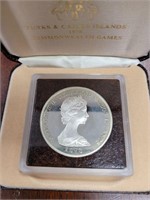 Turks & Caicos Coins 1978 Commonwealth Games coin