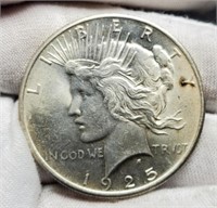 1925 Peace Silver Dollar BU