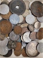 US & Worldwide Coins mix including silver