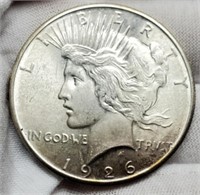 1926 Peace Silver Dollar BU