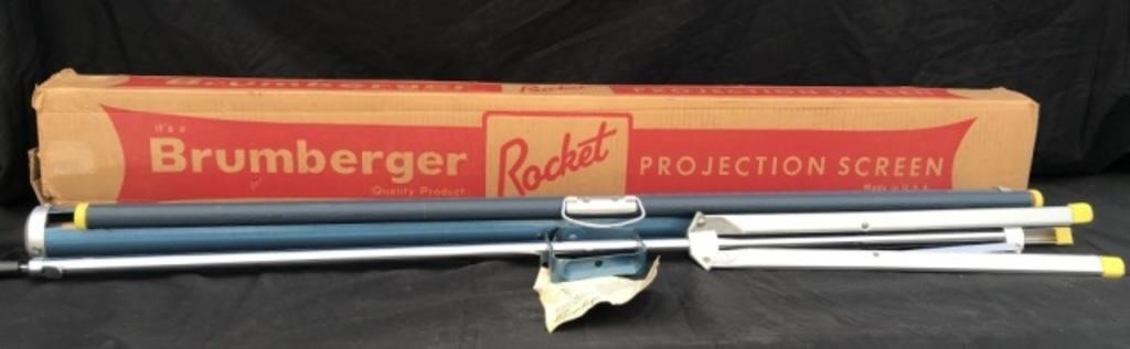 Brumberger Rocket Projection Screen