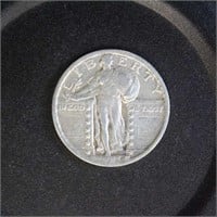 US Coins 1923 Standing Liberty Quarter, Circulated