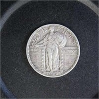 US Coins 1924 Standing Liberty Quarter, Circulated
