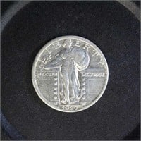US Coins 1927 Standing Liberty Quarter, Circulated