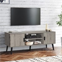 Iwell TV Stand for 55 inch TV, Entertainment Cent