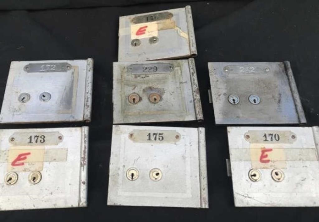 7 Metal Mail Box Doors