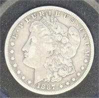 US Coins 1887-S Morgan Silver Dollar